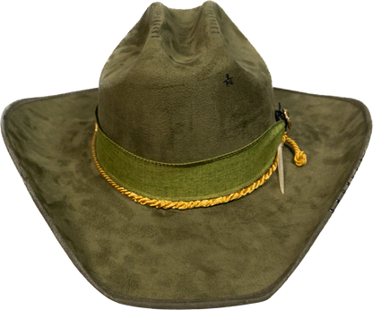 Monde Wrangler Cowboy Hat Custom Green